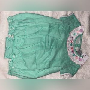 Smocked girls outfit